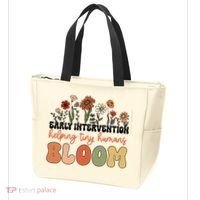 Wildflower Early Intervention Helping Tiny Human Bloom Tote Bag thumb 3