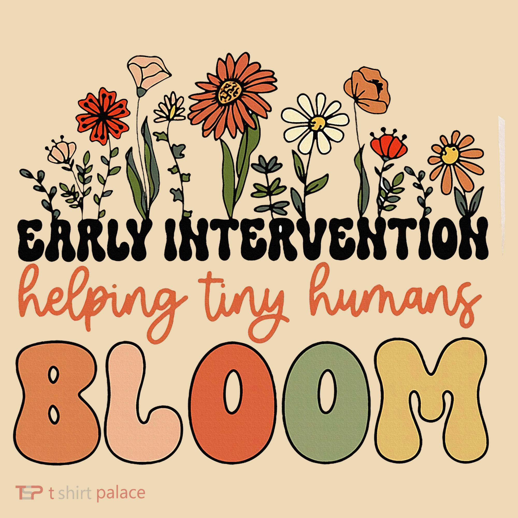Wildflower Early Intervention Helping Tiny Human Bloom Tote Bag