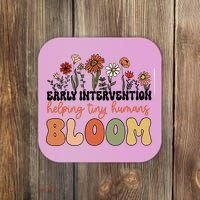 Wildflower Early Intervention Helping Tiny Human Bloom Coaster thumb 0