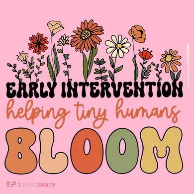 Wildflower Early Intervention Helping Tiny Human Bloom Baby Long Sleeve Bodysuit