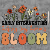 Wildflower Early Intervention Helping Tiny Human Bloom Hooded Wearable Blanket thumb 2