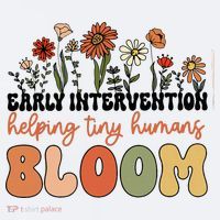 Wildflower Early Intervention Helping Tiny Human Bloom Sueded Cloud Jersey T-Shirt thumb 2