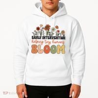 Wildflower Early Intervention Helping Tiny Human Bloom Hoodie thumb 2