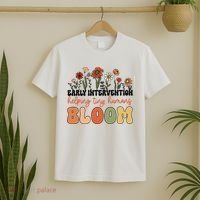 Wildflower Early Intervention Helping Tiny Human Bloom T-Shirt thumb 2