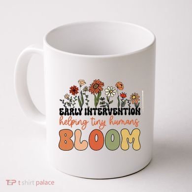 Wildflower Early Intervention Helping Tiny Human Bloom Coffee Mug