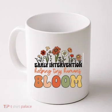 Wildflower Early Intervention Helping Tiny Human Bloom Coffee Mug