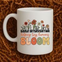 Wildflower Early Intervention Helping Tiny Human Bloom Coffee Mug thumb 2