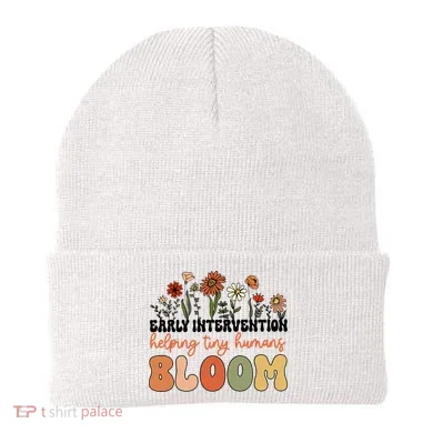 Wildflower Early Intervention Helping Tiny Human Bloom Beanie