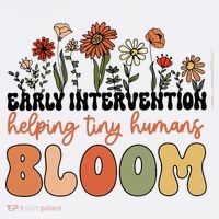 Wildflower Early Intervention Helping Tiny Human Bloom Pajama Set thumb 2