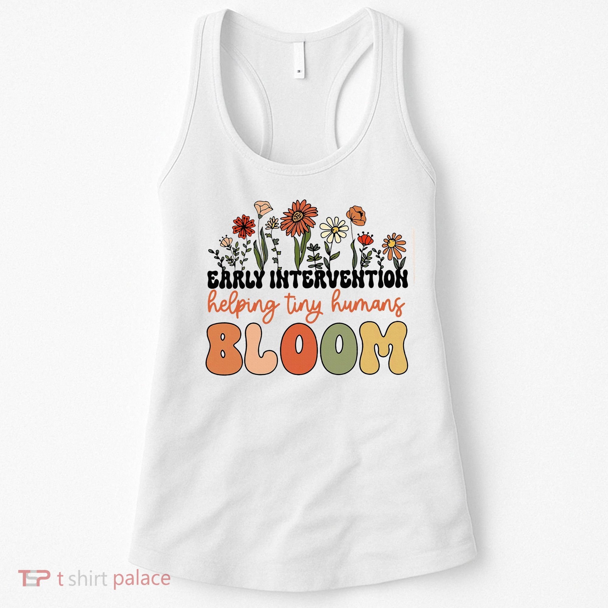 Wildflower Early Intervention Helping Tiny Human Bloom Women's Tank Top