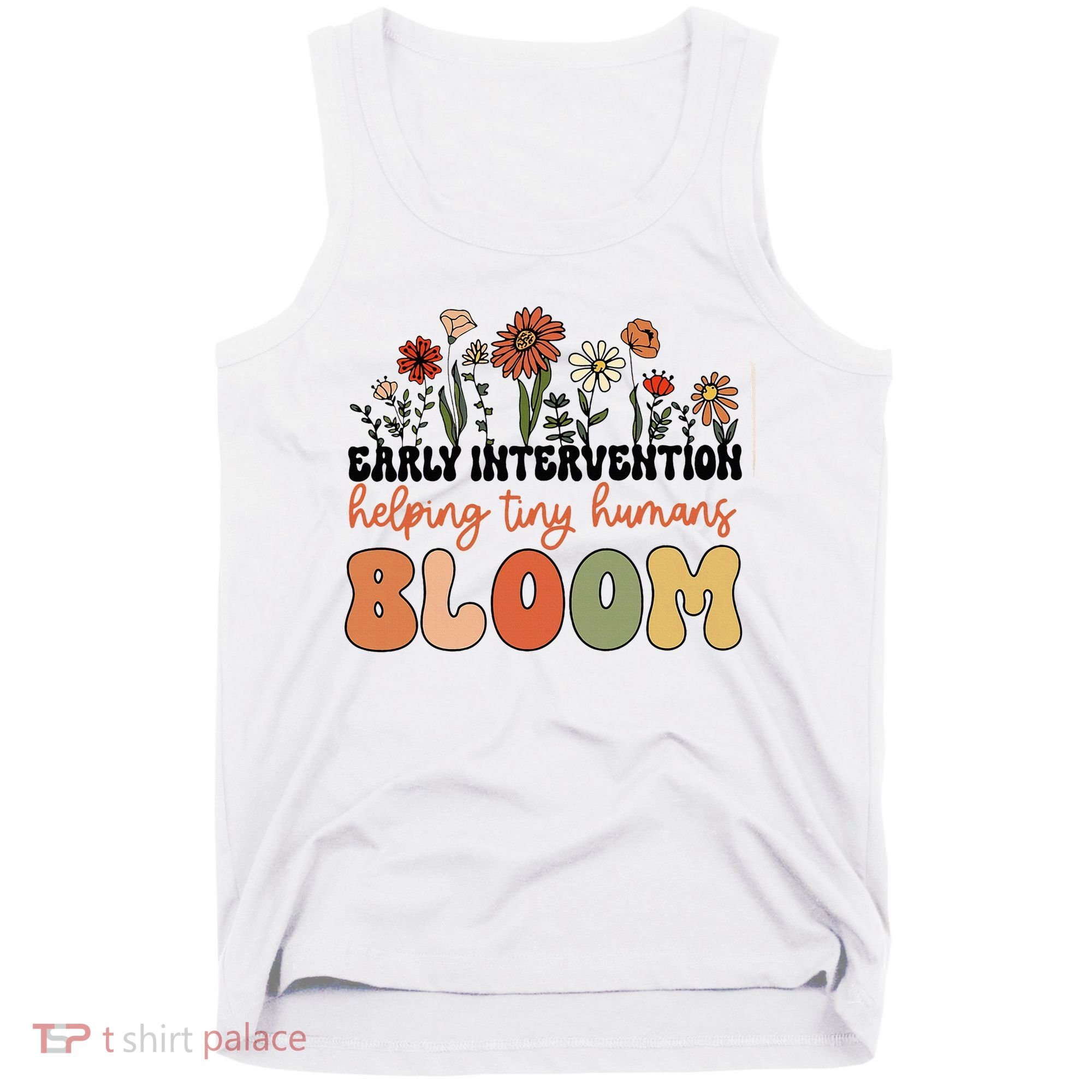 Wildflower Early Intervention Helping Tiny Human Bloom Tank Top