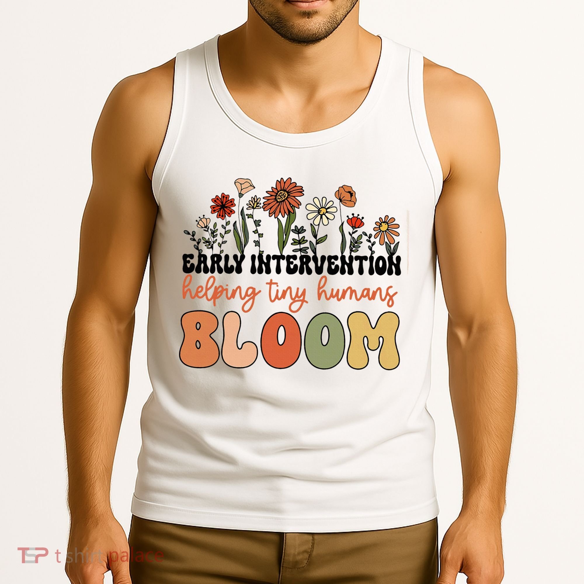 Wildflower Early Intervention Helping Tiny Human Bloom Tank Top