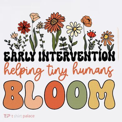 Wildflower Early Intervention Helping Tiny Human Bloom Kids Sweatshirt