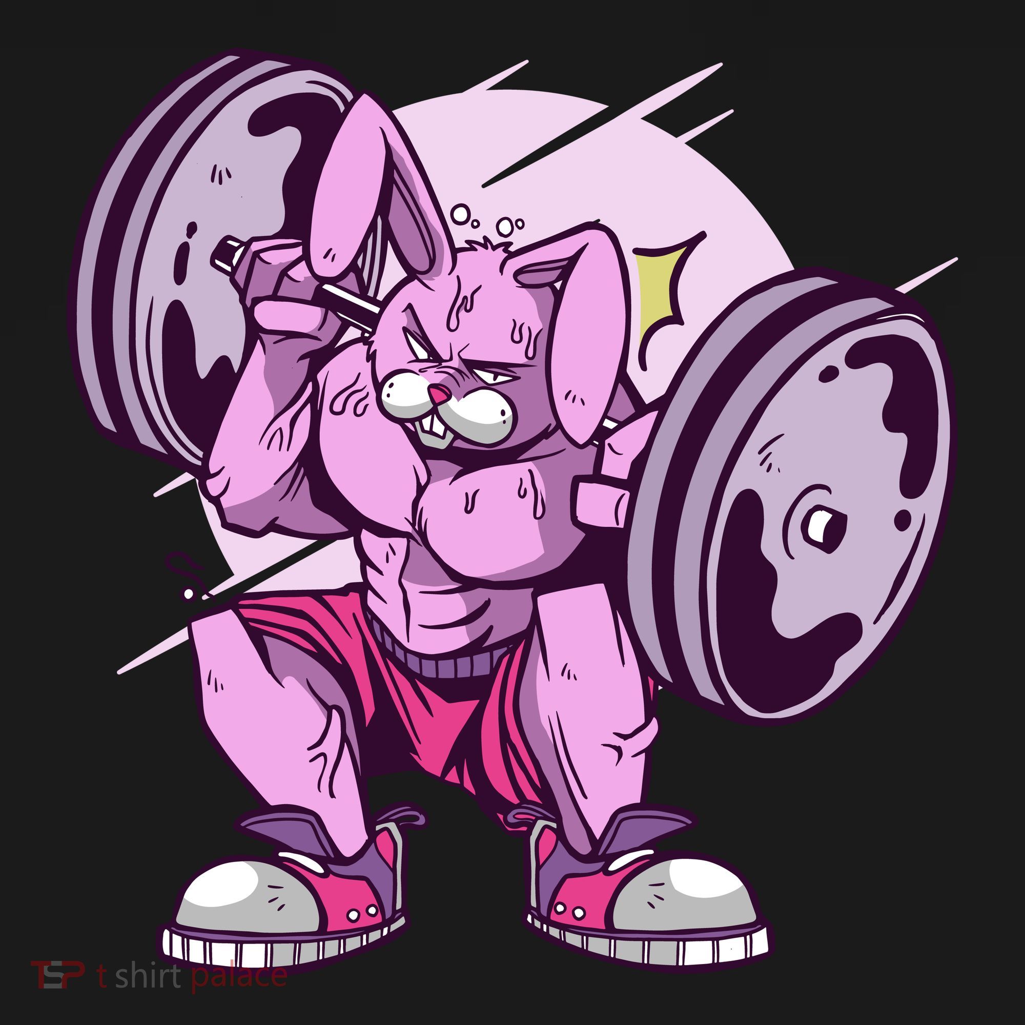 Weightlifting Rabbit Doggie Tank