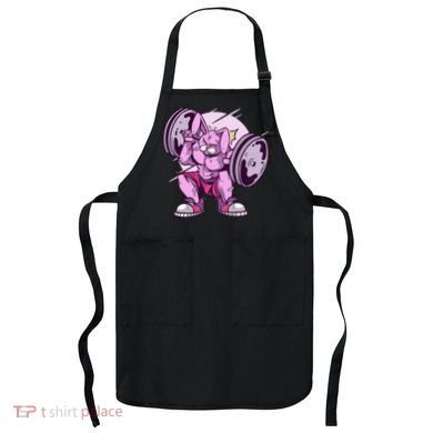 Weightlifting Rabbit Apron