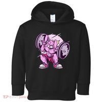 Weightlifting Rabbit Toddler Hoodie thumb 0