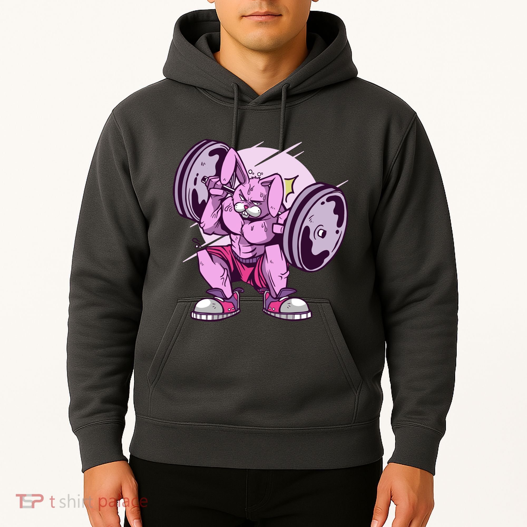 Weightlifting Rabbit Hoodie