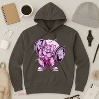 Weightlifting Rabbit Hoodie thumb 3