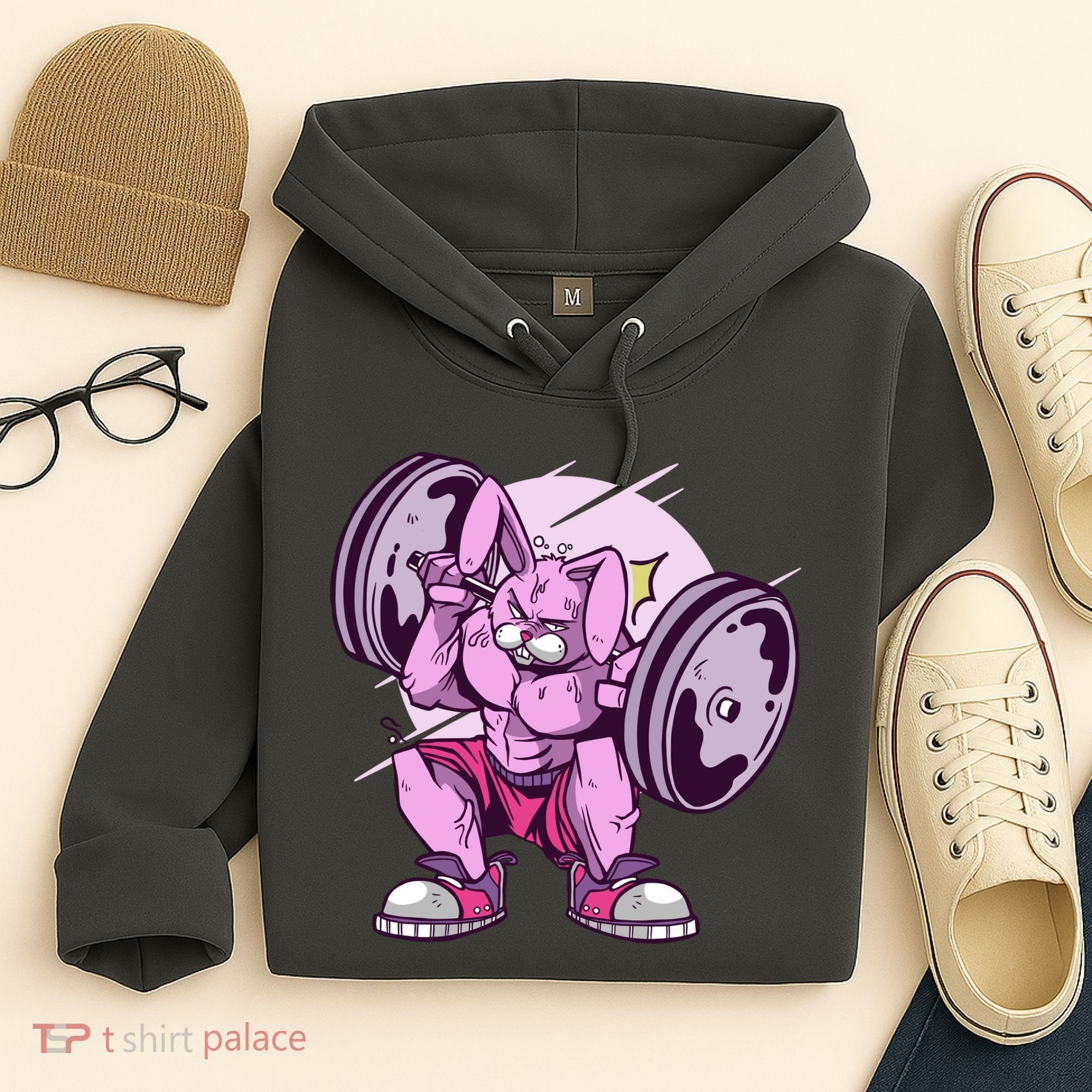 Weightlifting Rabbit Hoodie