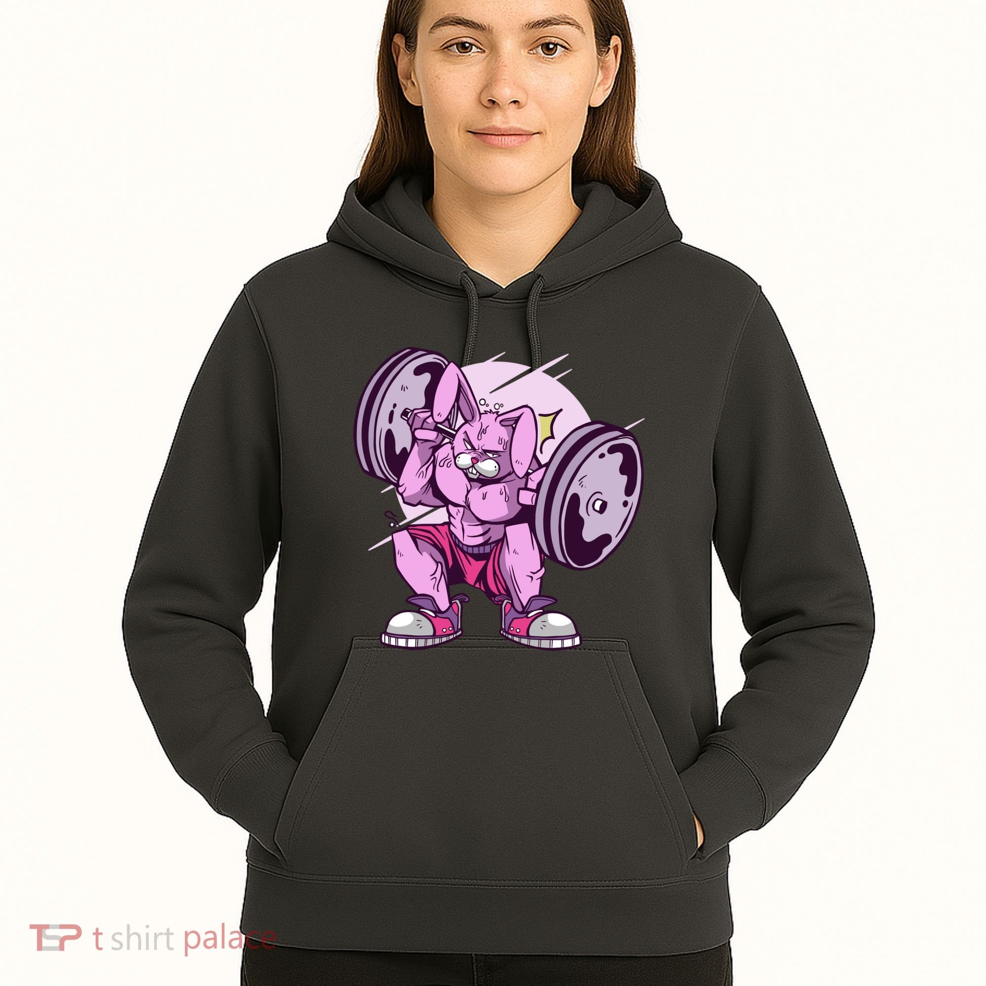 Weightlifting Rabbit Hoodie