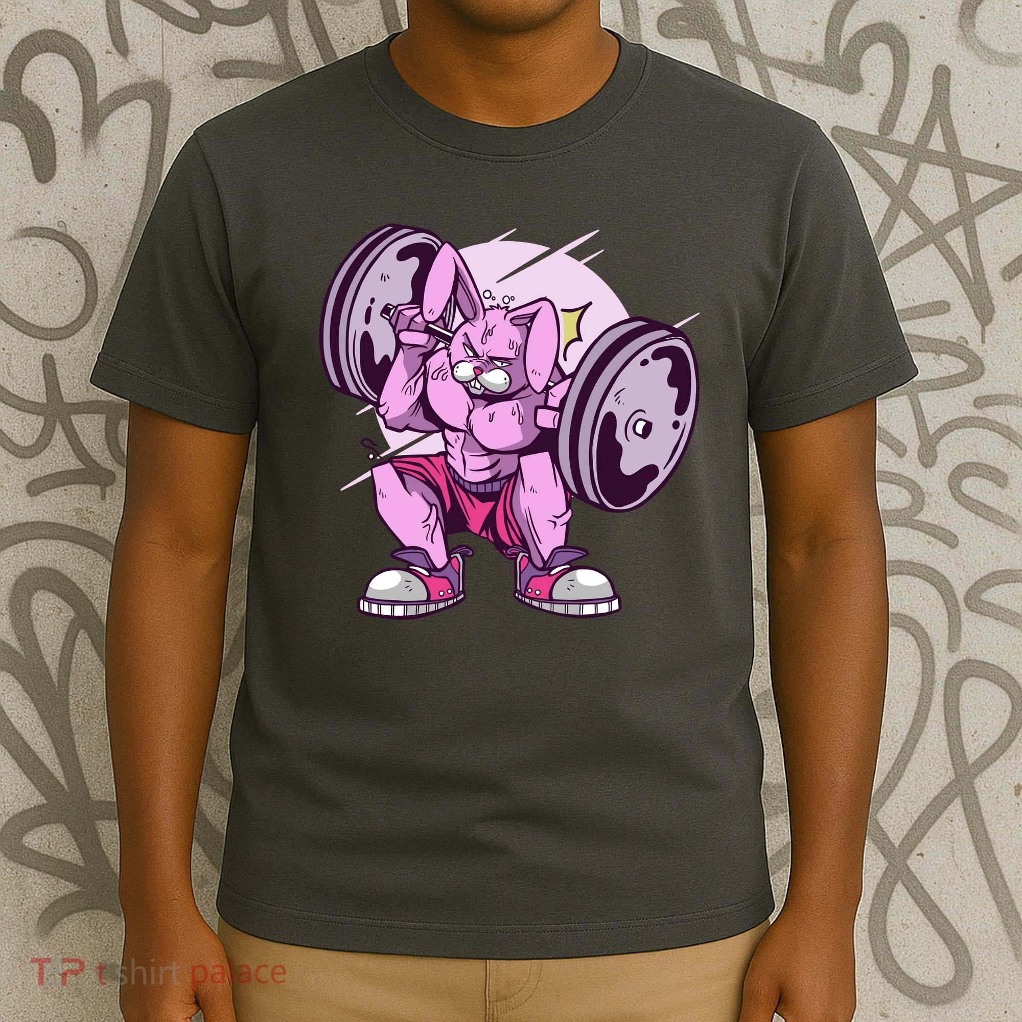 Weightlifting Rabbit T-Shirt