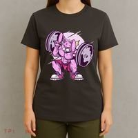 Weightlifting Rabbit T-Shirt thumb 4