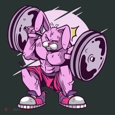 Weightlifting Rabbit T-Shirt