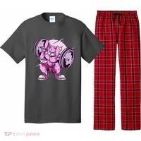 Weightlifting Rabbit Pajama Set thumb 0