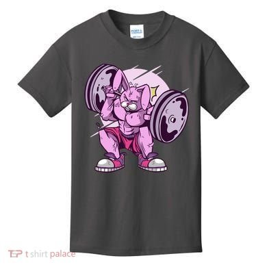 Weightlifting Rabbit Kids T-Shirt