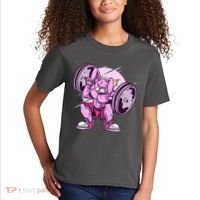 Weightlifting Rabbit Kids T-Shirt thumb 2