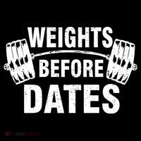 Weights Before Dates Motivation Hoodie thumb 7