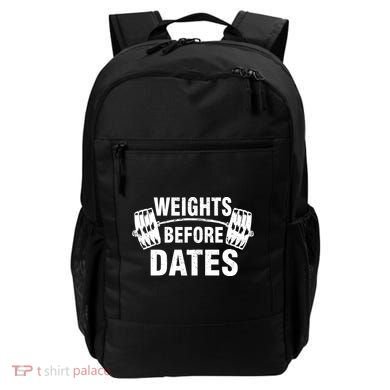 Weights Before Dates Motivation Backpack