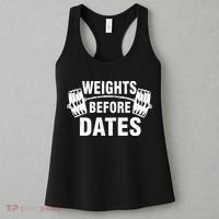 Weights Before Dates Motivation Women's Tank Top thumb 3