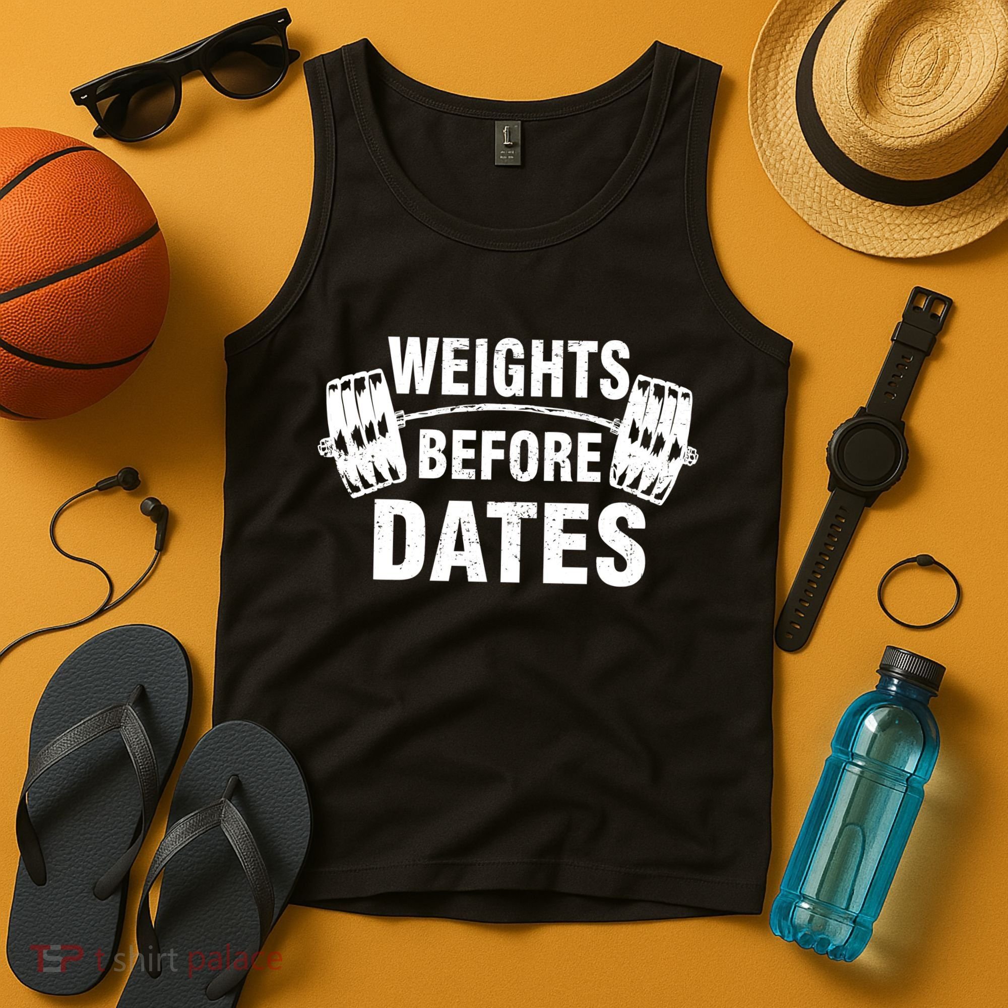 Weights Before Dates Motivation Tank Top