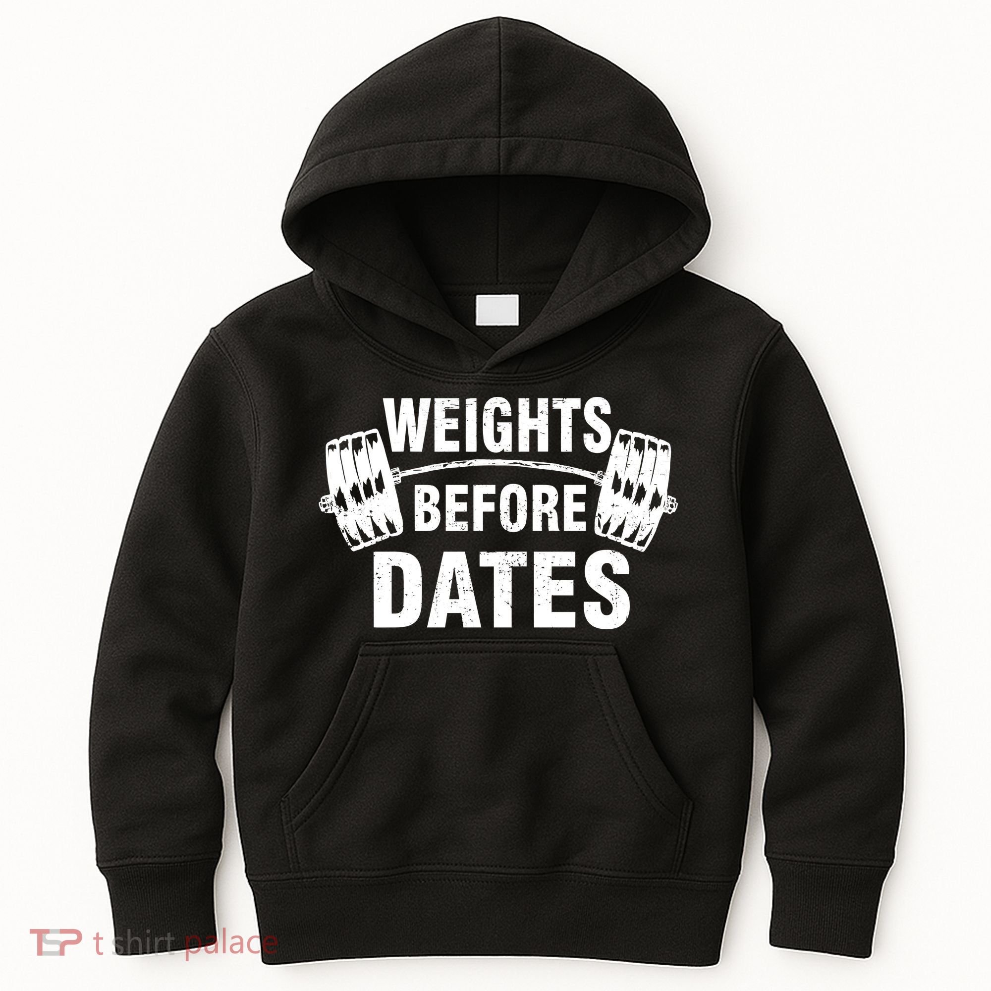 Weights Before Dates Motivation Kids Hoodie