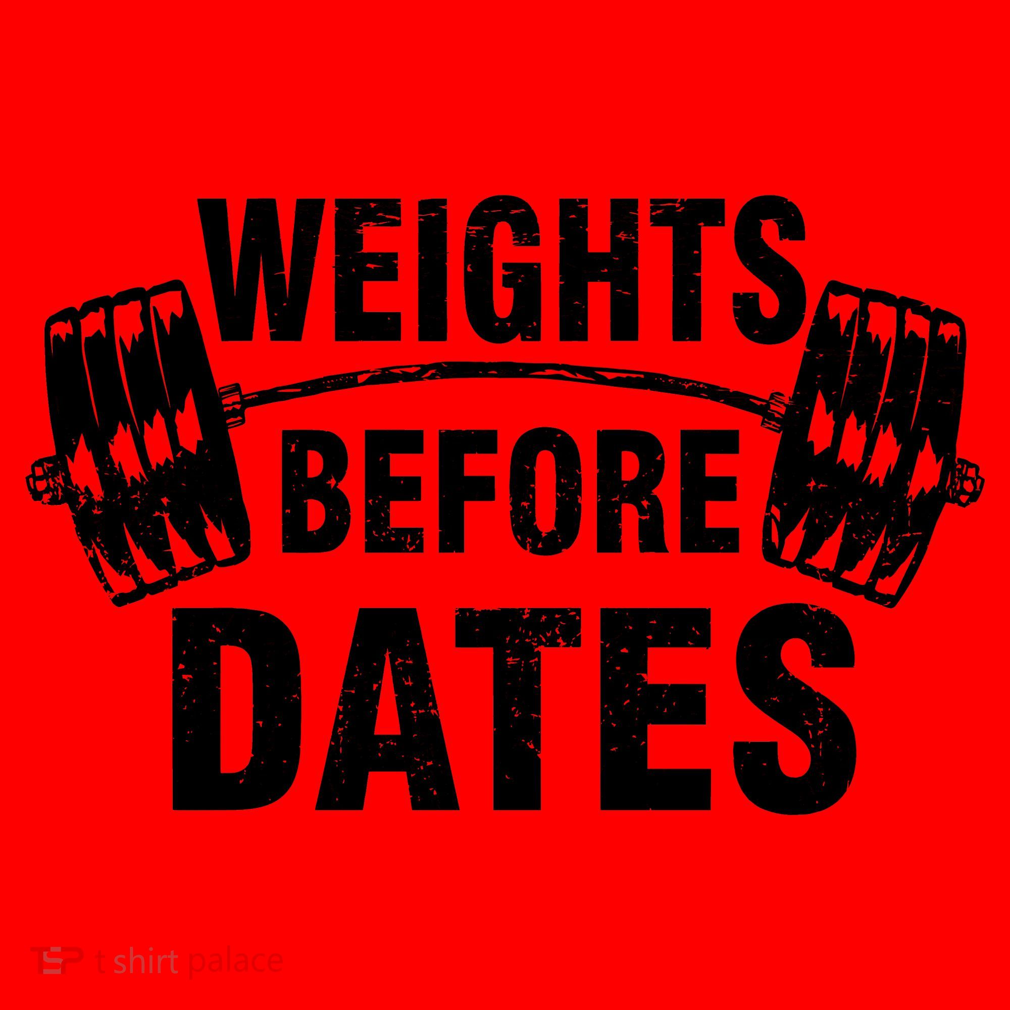 Weights Before Dates Motivation Santa Hat