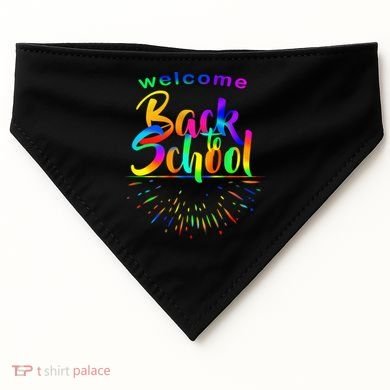 Welcome Back To School USA-Made Doggie Bandana