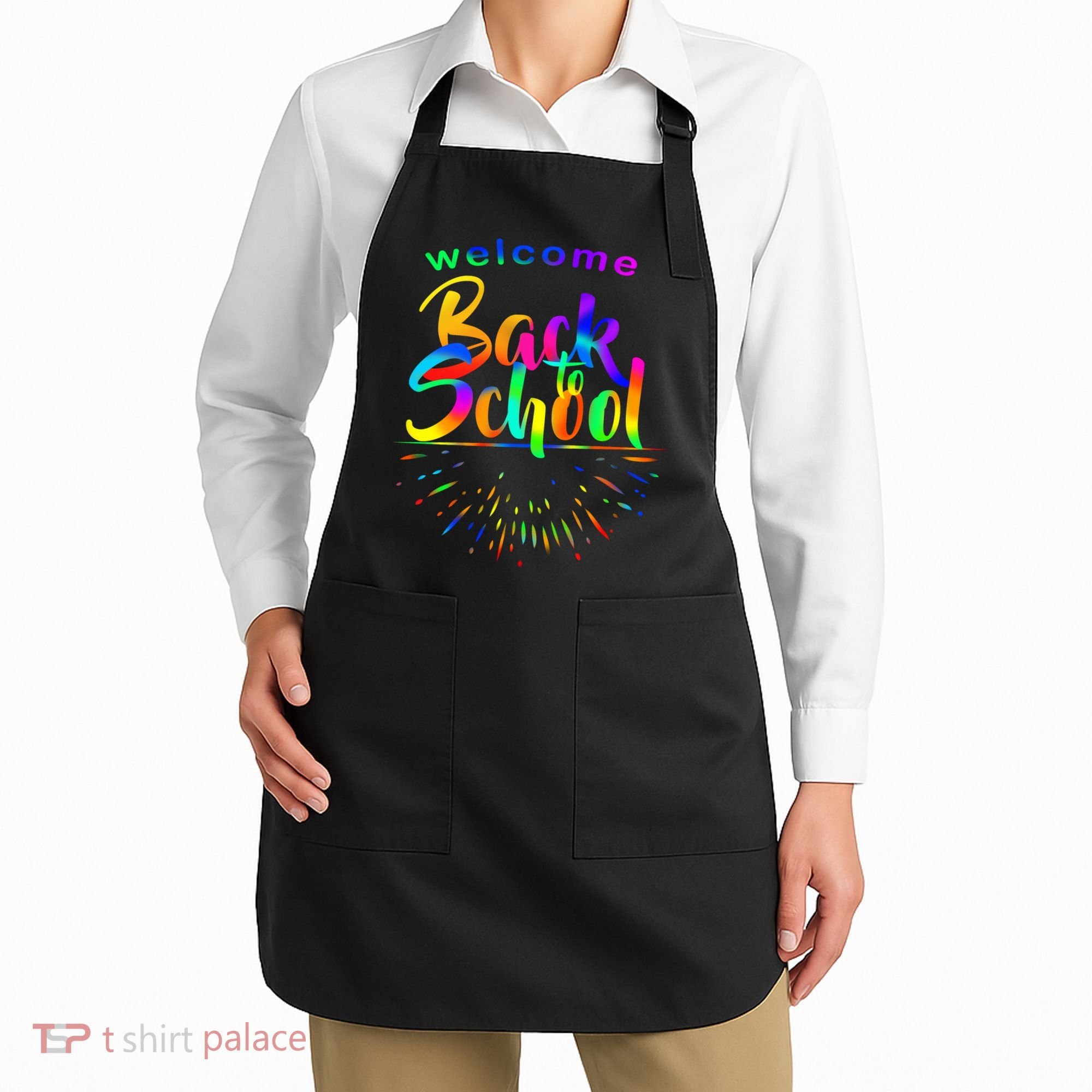 Welcome Back To School Apron