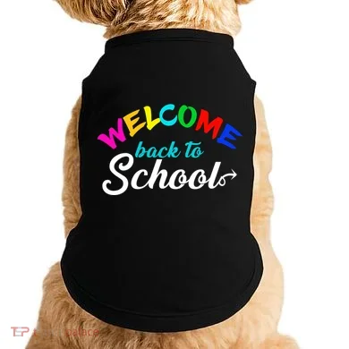 Welcome Back To School Arrow Doggie Tank