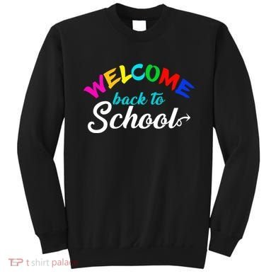 Welcome Back To School Arrow Sweatshirt