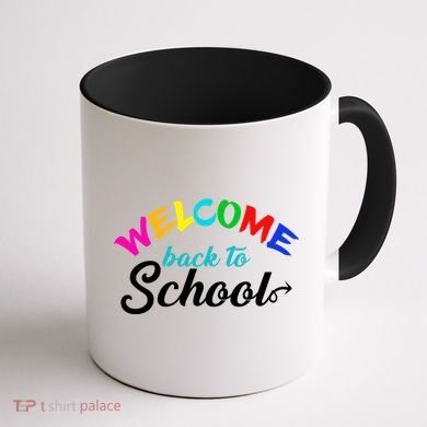 Welcome Back To School Arrow Coffee Mug back