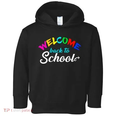 Welcome Back To School Arrow Toddler Hoodie