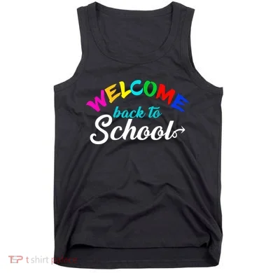 Welcome Back To School Arrow Tank Top