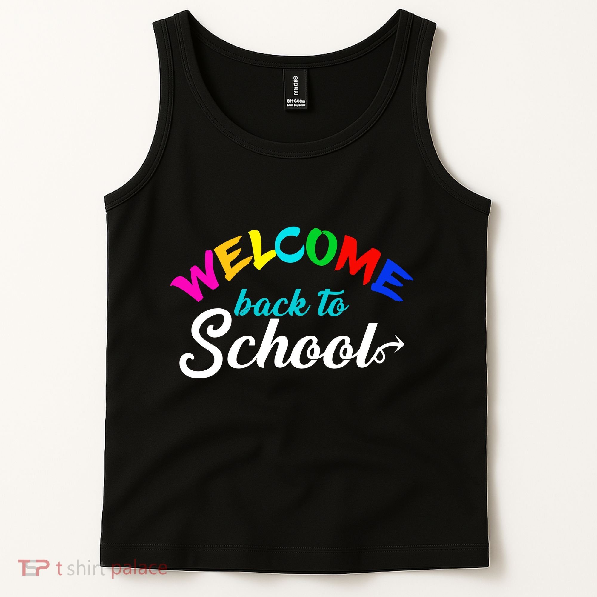 Welcome Back To School Arrow Tank Top
