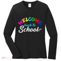 Welcome Back To School Arrow Women's Long Sleeve Shirt thumb 0