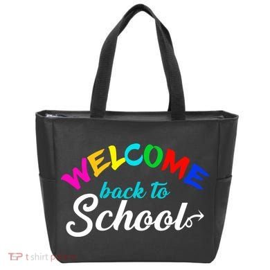 Welcome Back To School Arrow Tote Bag