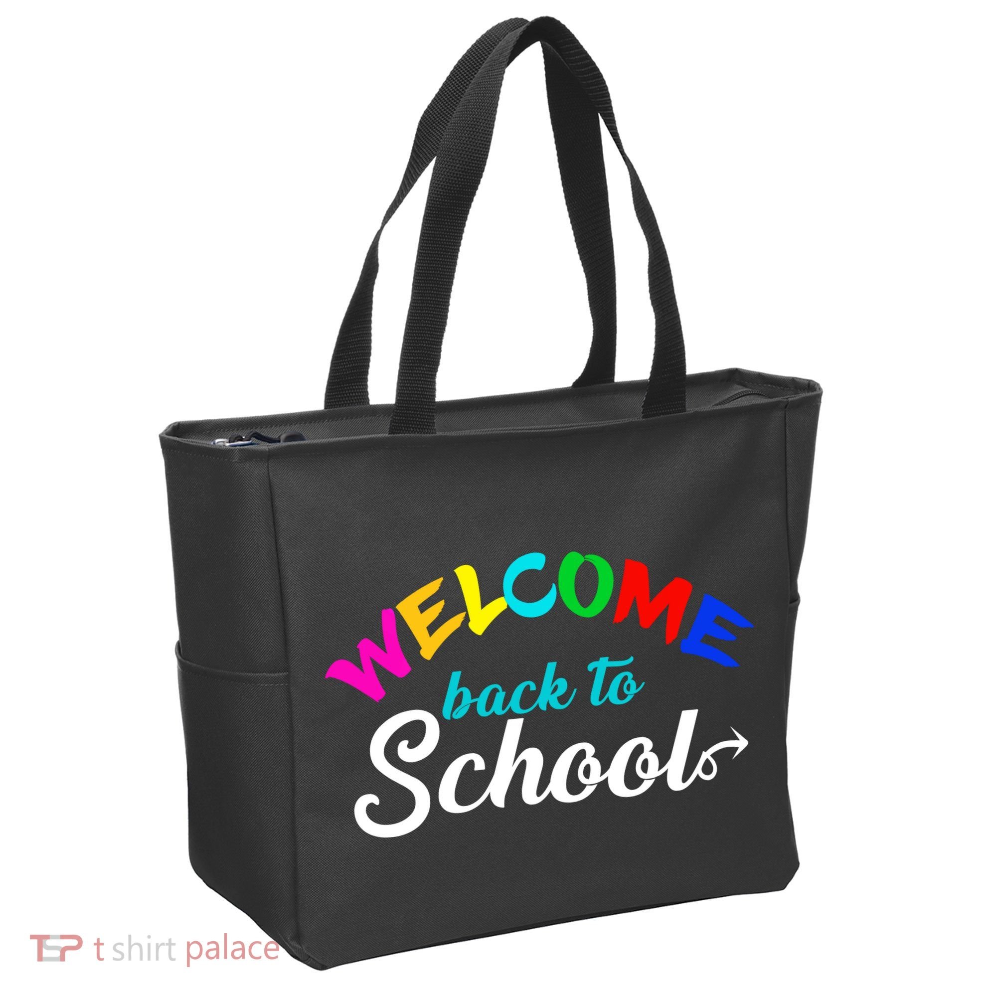 Welcome Back To School Arrow Tote Bag