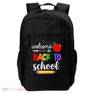 Welcome Back To School Teachers Students Backpack