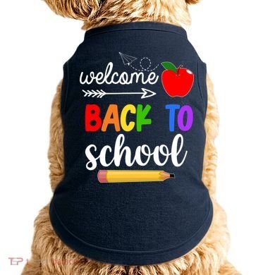 Welcome Back To School Teachers Students Doggie Tank