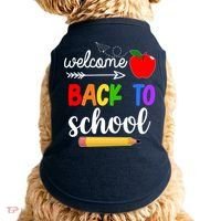 Welcome Back To School Teachers Students Doggie Tank thumb 0